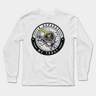 Monkey Chimpanzee Apes Great Apes Banana Ape Long Sleeve T-Shirt